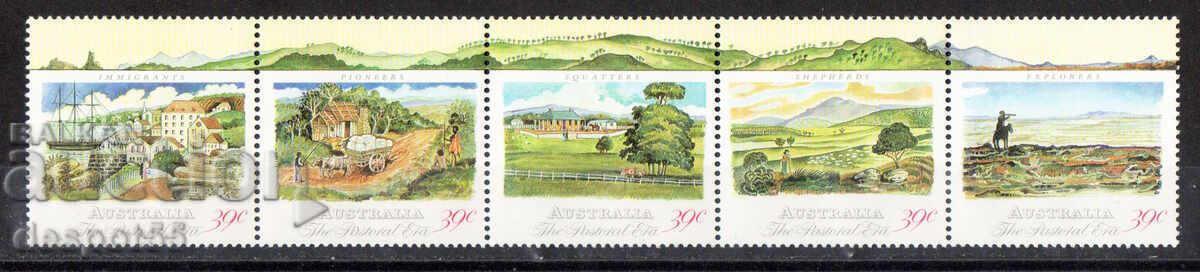 1989 Australia. 200 g. de la colonizarea Australiei. Strip 1989 Australia. 200 g. de la colonizarea Australiei. Strip