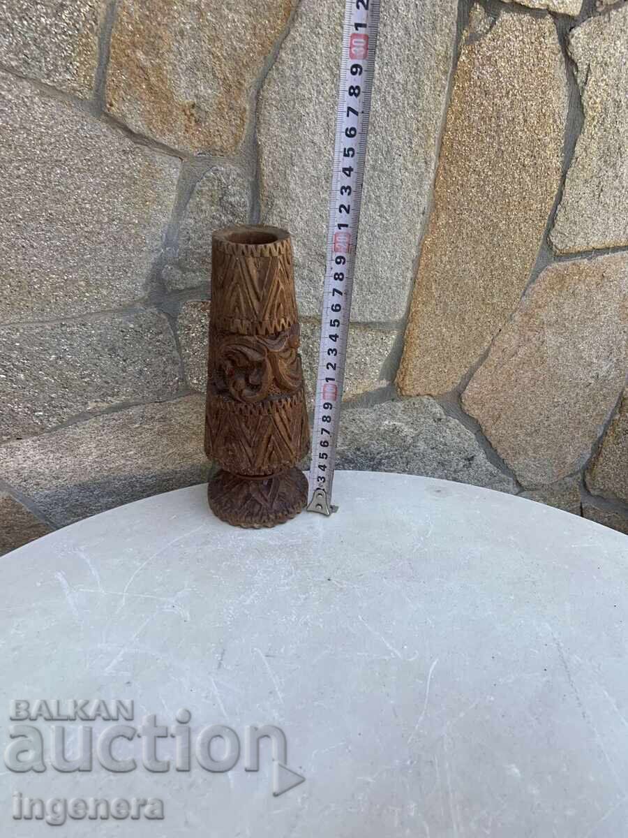 ΒΑΖΑ ΞΥΛΙΝΗ ΒΑΘΙΑ ΚΑΙ ΕΝΤΟΝΗ ΞΥΛΟΓΛΥΠΤΙΚΗ ΤΕΧΝΗ ΦΙΓΟΥΡΑ με τιμή 37.00 BGN | € 18.92