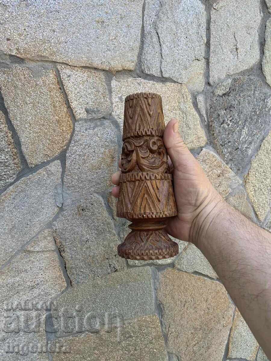 Δημοπρασία ΒΑΖΑ ΞΥΛΙΝΗ ΒΑΘΙΑ ΚΑΙ ΕΝΤΟΝΗ ΞΥΛΟΓΛΥΠΤΙΚΗ ΤΕΧΝΗ ΦΙΓΟΥΡΑ