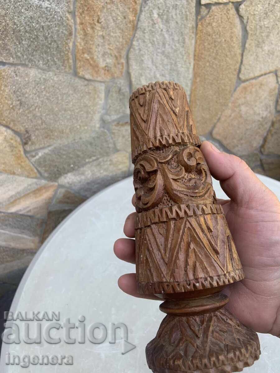 Παράδοση ΒΑΖΑ ΞΥΛΙΝΗ ΒΑΘΙΑ ΚΑΙ ΕΝΤΟΝΗ ΞΥΛΟΓΛΥΠΤΙΚΗ ΤΕΧΝΗ ΦΙΓΟΥΡΑ