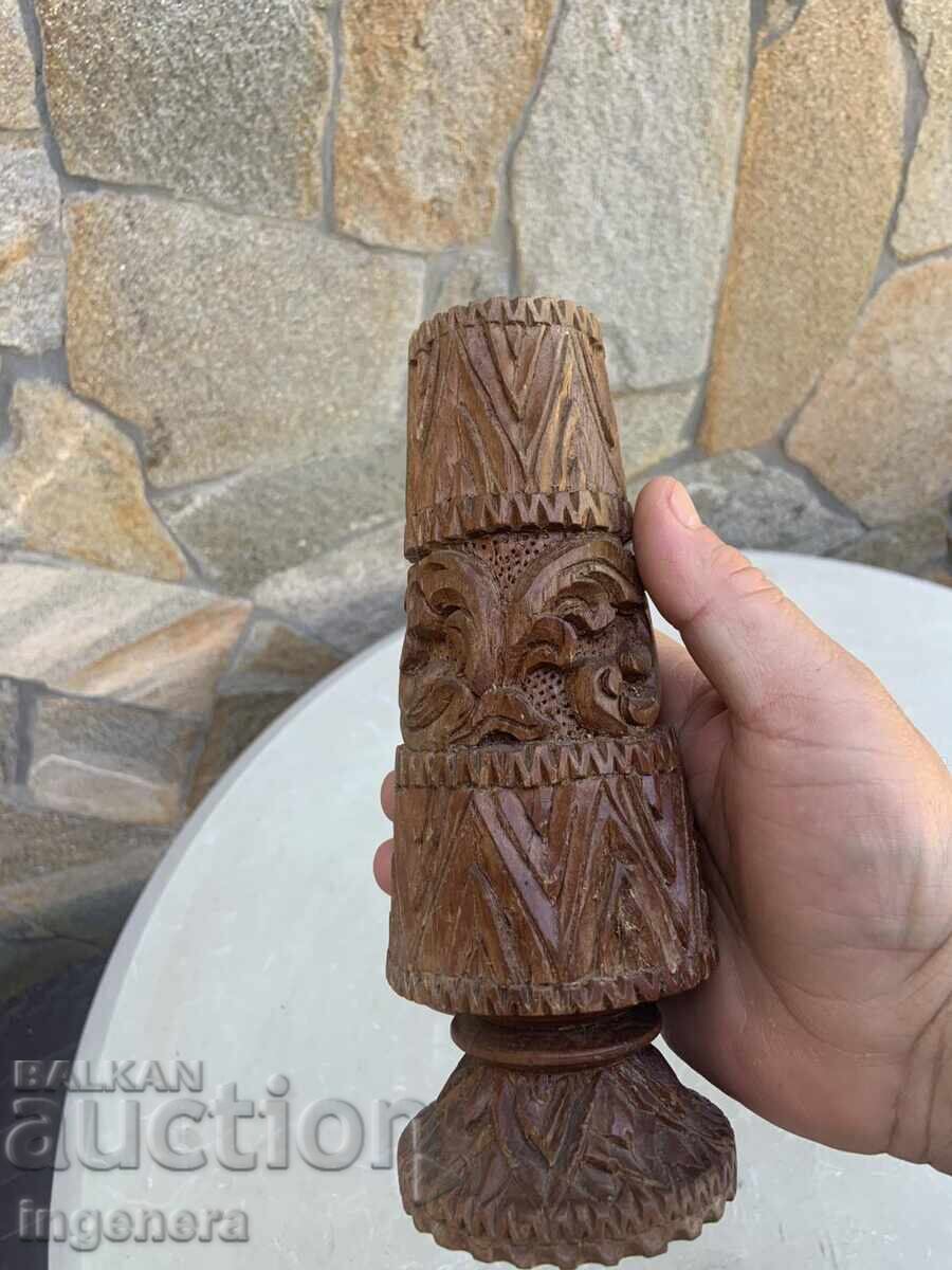 ΒΑΖΑ ΞΥΛΙΝΗ ΒΑΘΙΑ ΚΑΙ ΕΝΤΟΝΗ ΞΥΛΟΓΛΥΠΤΙΚΗ ΤΕΧΝΗ ΦΙΓΟΥΡΑ - 5