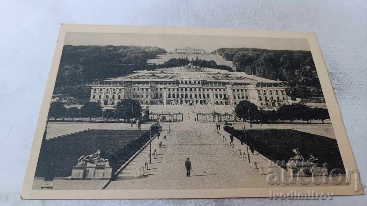 Cartolină poștală Wien Lustschlos Schonbrunn Cartolină poștală Wien Lustschlos Schonbrunn