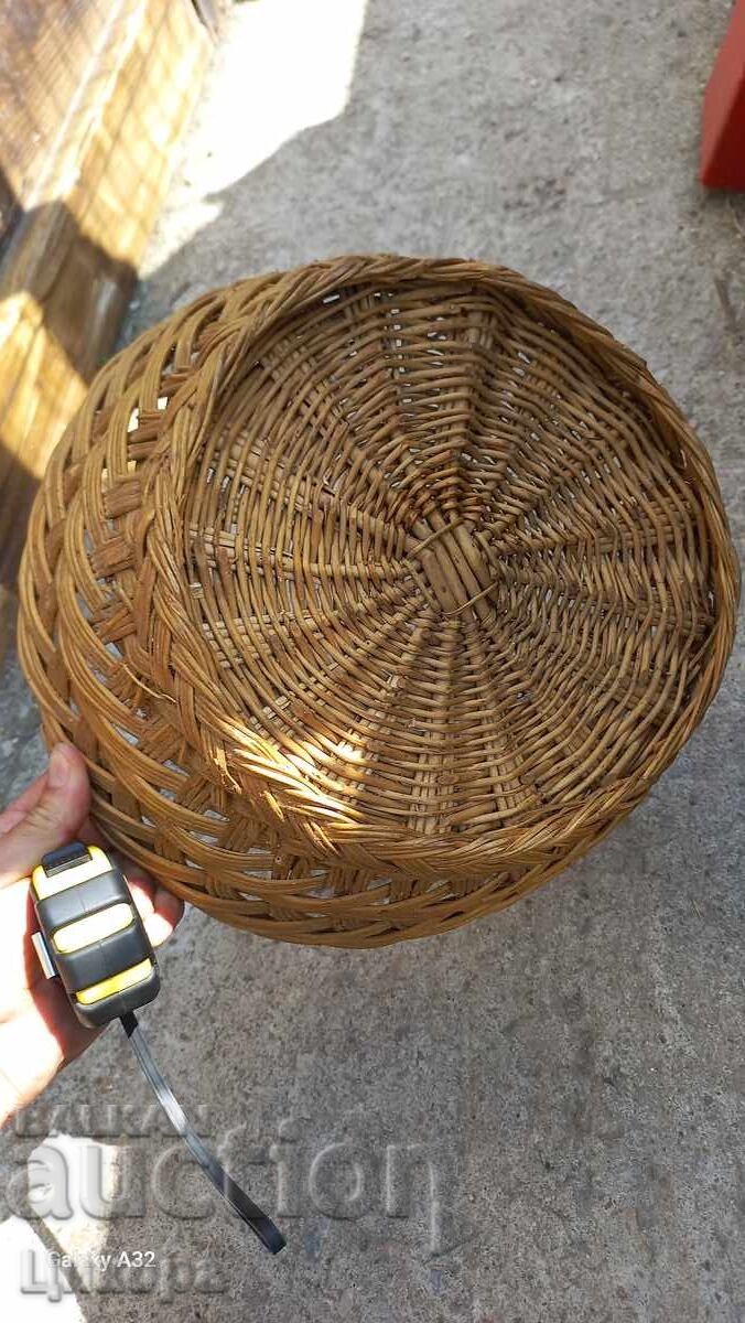 Auction OLD WOVEN BASKET WOVEN PANIER 1 Auction OLD WOVEN BASKET WOVEN PANIER 1