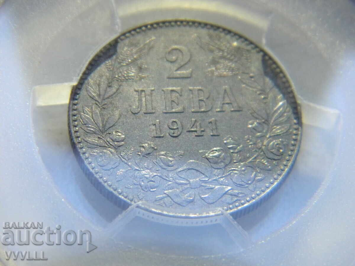 1941 g. 2 lei. PCGS MS62