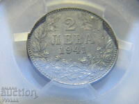 1941 g. 2 lei. PCGS MS62