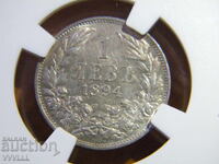 1894 g. 1 leu. MS63