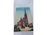 Cartolină poștală Graz Herz Jesukirche