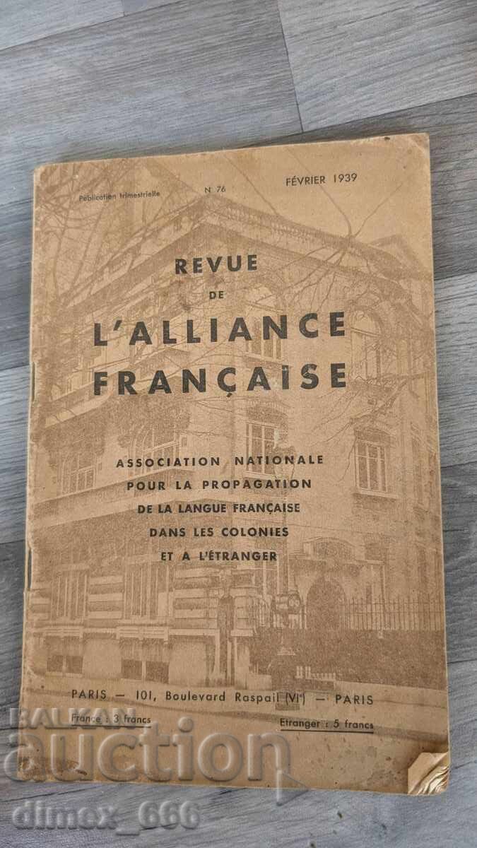 Review of the Alliance Française. February 1939