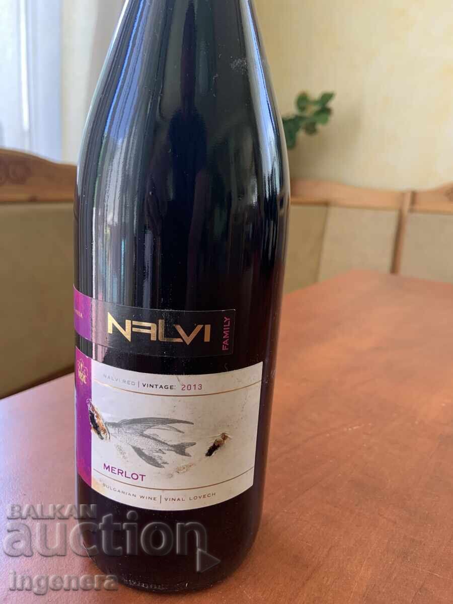 Delivery of MERLOT WINE FROM LOVECH - 2013 FOR COLLECTORS