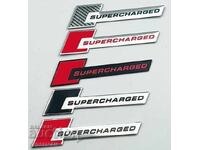 Νέες εμβλήματα για Audi "SUPERCHARGED" - 110 χιλ./30 χιλ