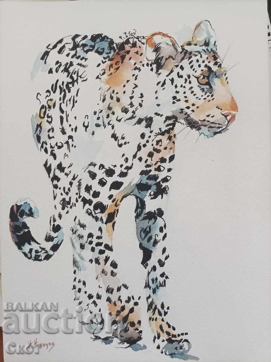 Ink and watercolor drawing Ink and watercolor drawing