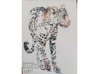 Desen cu cerneală și acuarelă