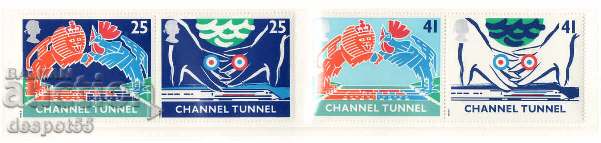 1994. United Kingdom. Opening of the Channel Tunnel