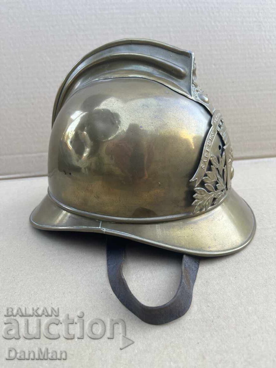 Original authentic French firefighter helmet, from the 40s with price 250.00 BGN | € 127.82 Original authentic French firefighter helmet, from the 40s with price 250.00 BGN | € 127.82