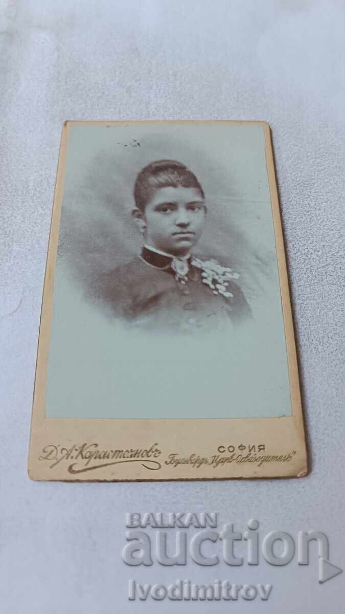 Foto Fată tânără Carton Foto Fată tânără Carton