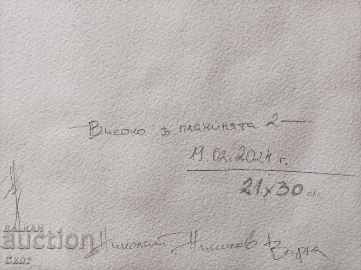 Ακουαρέλα με τιμή 75.00 BGN | € 38.35 Ακουαρέλα με τιμή 75.00 BGN | € 38.35
