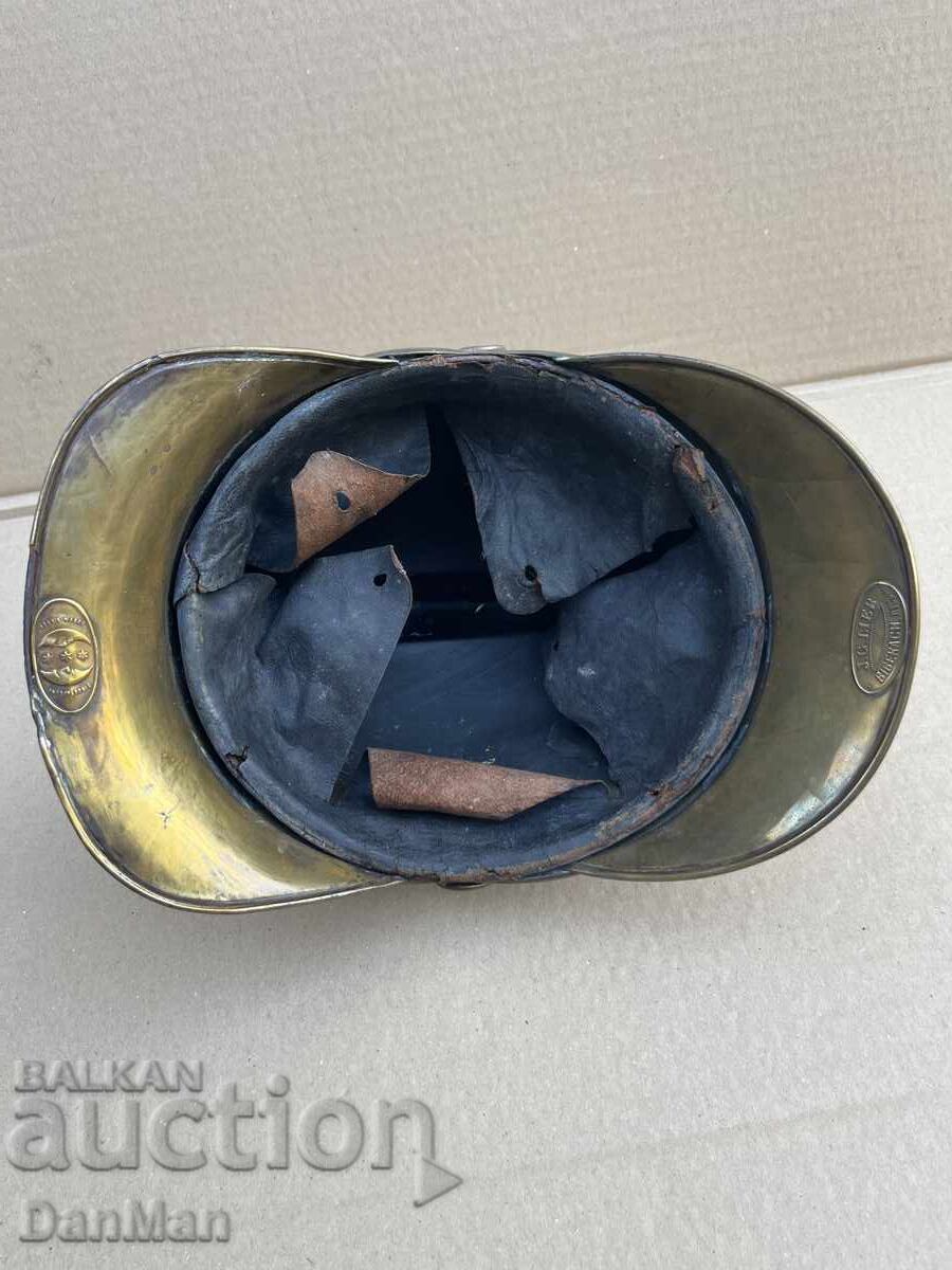 Original German Firefighter Helmet, Early 20th Century - 5 Original German Firefighter Helmet, Early 20th Century - 5