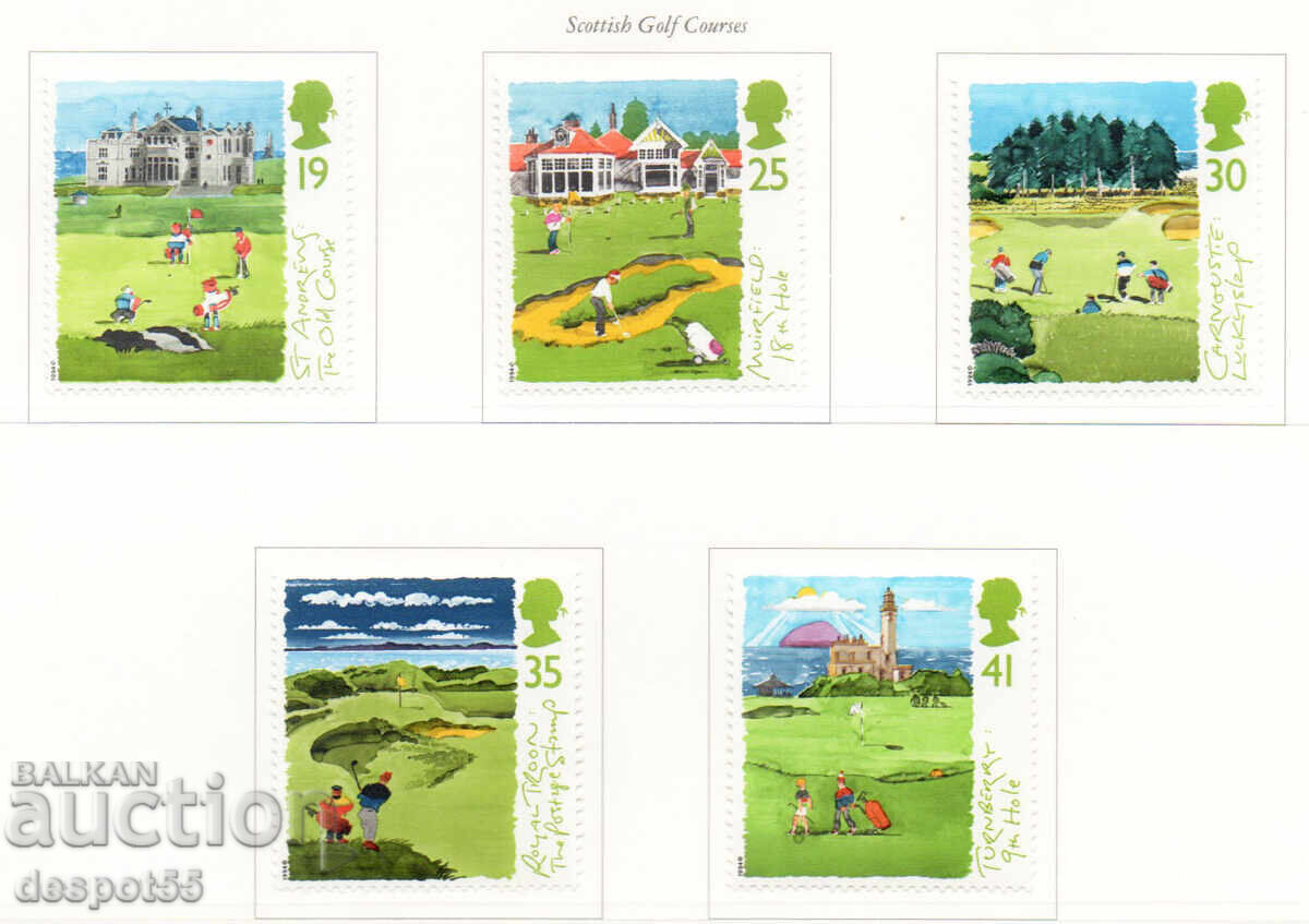 1994. United Kingdom. Company for golfers in Edinburgh