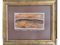 Watercolor by the great artist STOLETNIKA Sava Tsonovski 12A