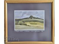 Watercolor by the great artist STOLETNIKA Sava Tsonovski 12€