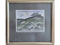 Watercolor by the great artist STOLETNIKA Sava Tsonovski 12lv