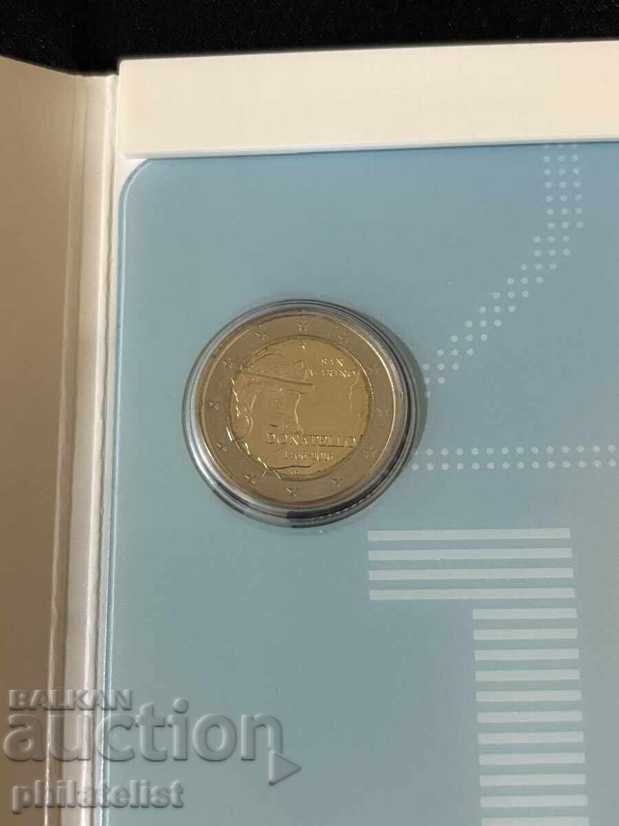 Auction  San Marino 2016 – 2 Euro - 550 Years Since the Death of Donatello