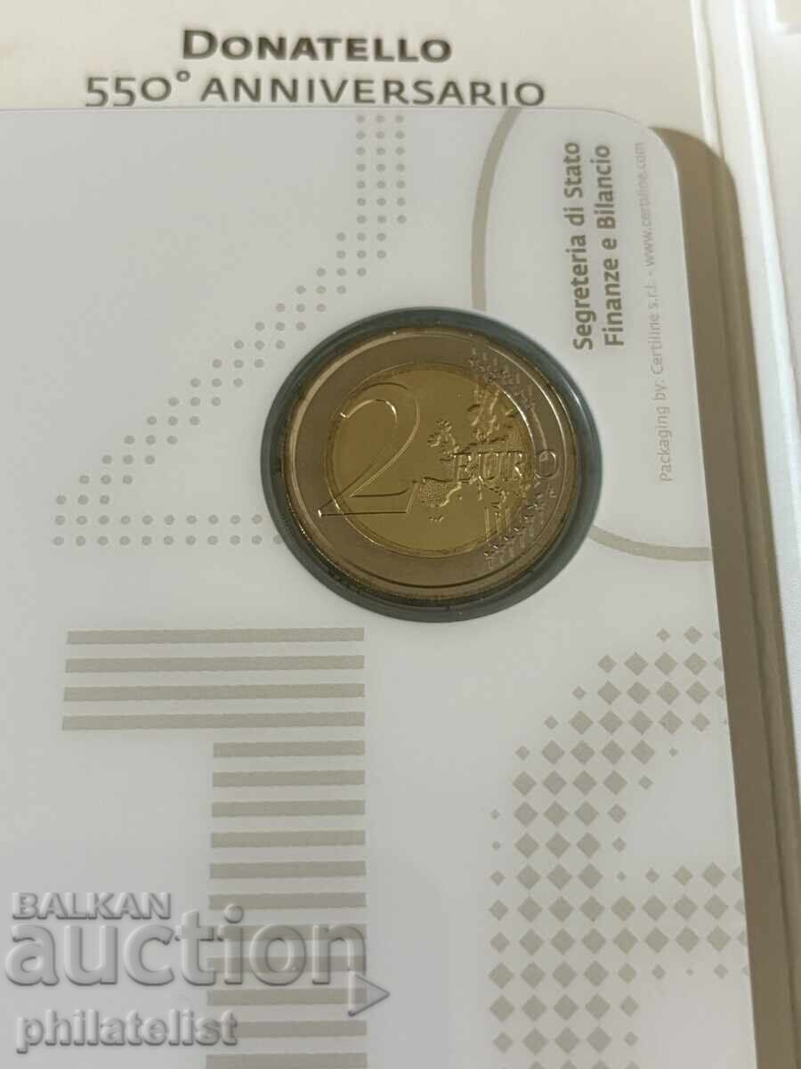 San Marino 2016 – 2 Euro - 550 Years Since the Death of Donatello - 6