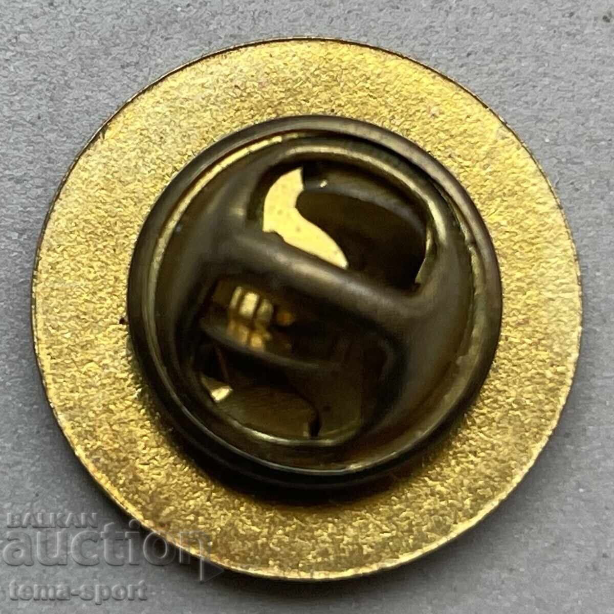 1574 Βουλγαρία σήμα ποδοσφαιρικού συλλόγου Βίντιμα Ράκοβσκι Σέβλιεβο με τιμή 5.00 BGN | € 2.56