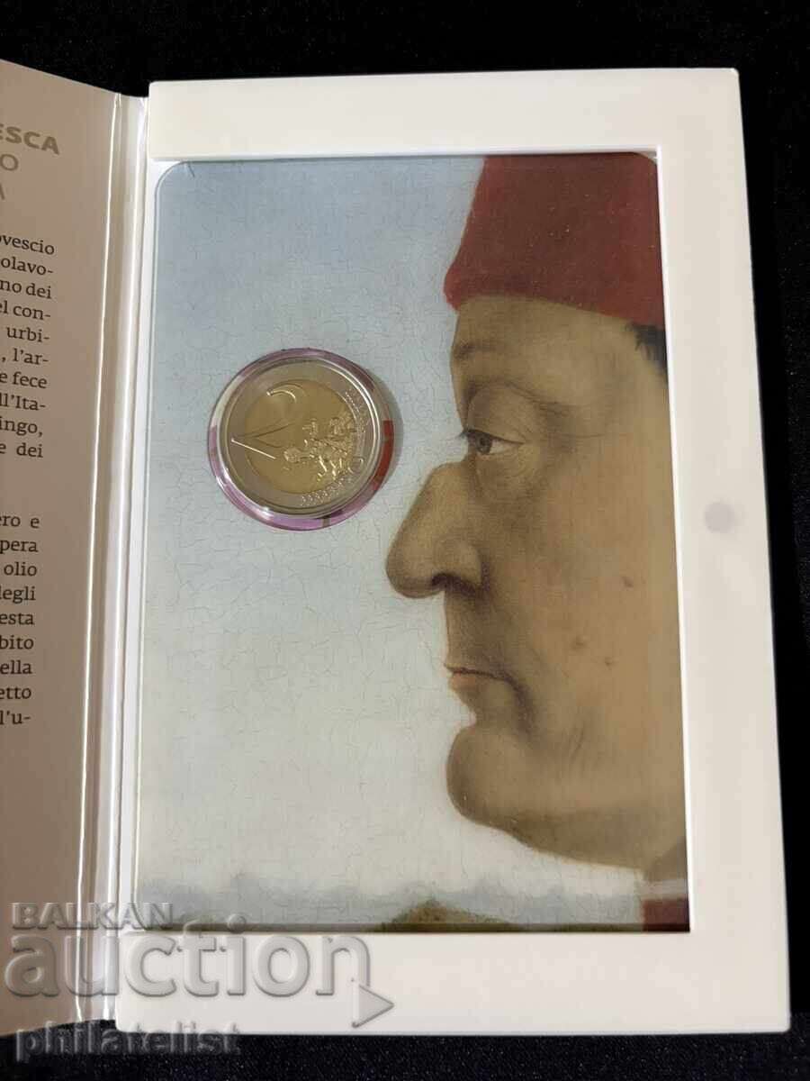Сан Марино 2022 – 2 евро - Пиеро дела Франческа / Francesca с цена 103.00 лв. | € 52.66 Сан Марино 2022 – 2 евро - Пиеро дела Франческа / Francesca с цена 103.00 лв. | € 52.66