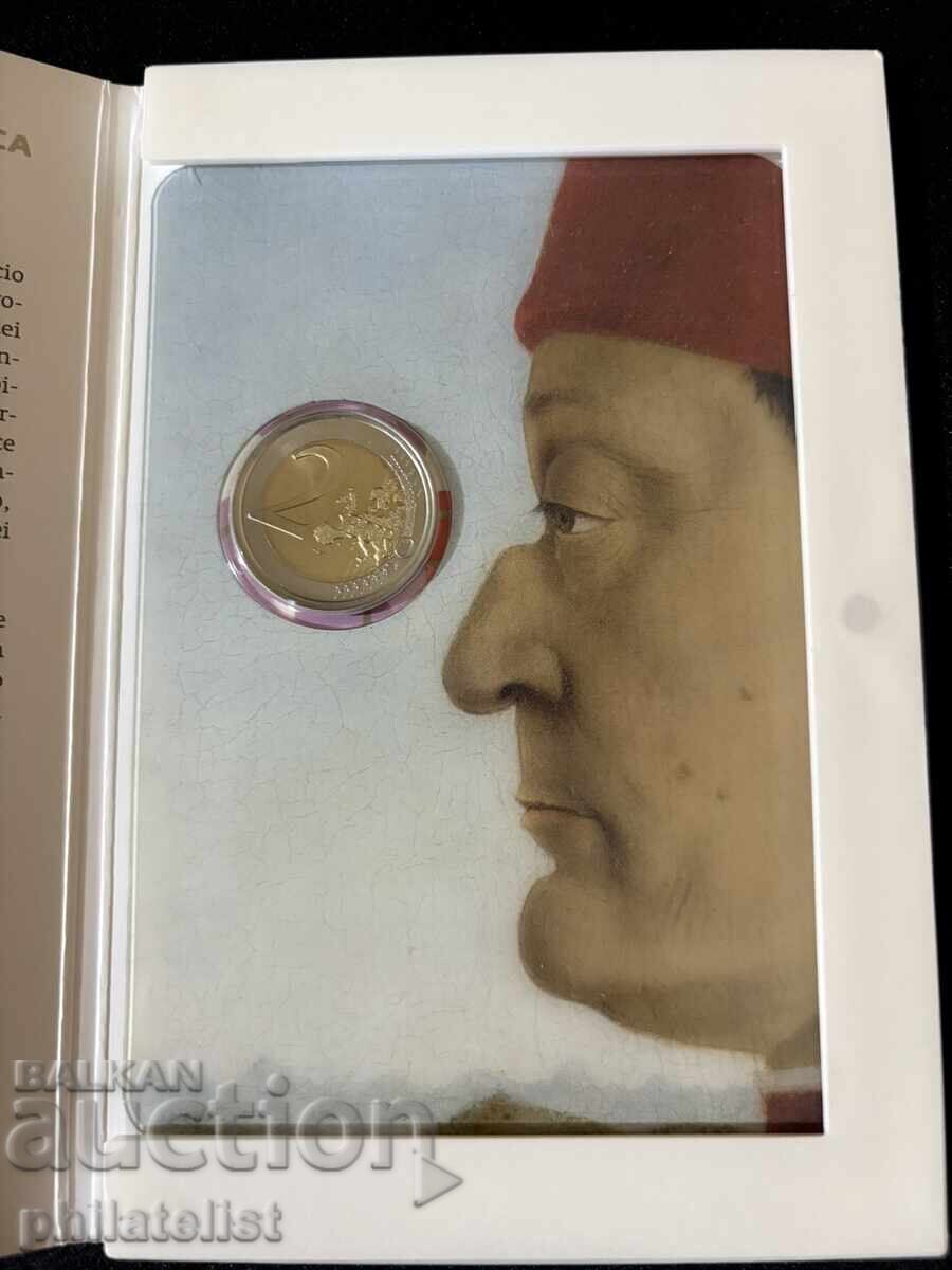 Аукцион Сан Марино 2022 – 2 евро - Пиеро дела Франческа / Francesca Аукцион Сан Марино 2022 – 2 евро - Пиеро дела Франческа / Francesca