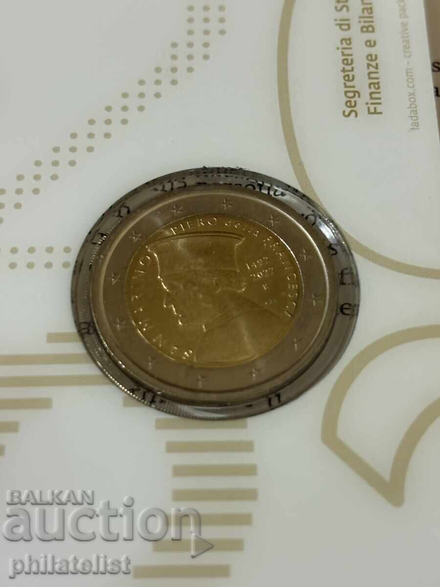 Сан Марино 2022 – 2 евро - Пиеро дела Франческа / Francesca - 5 Сан Марино 2022 – 2 евро - Пиеро дела Франческа / Francesca - 5