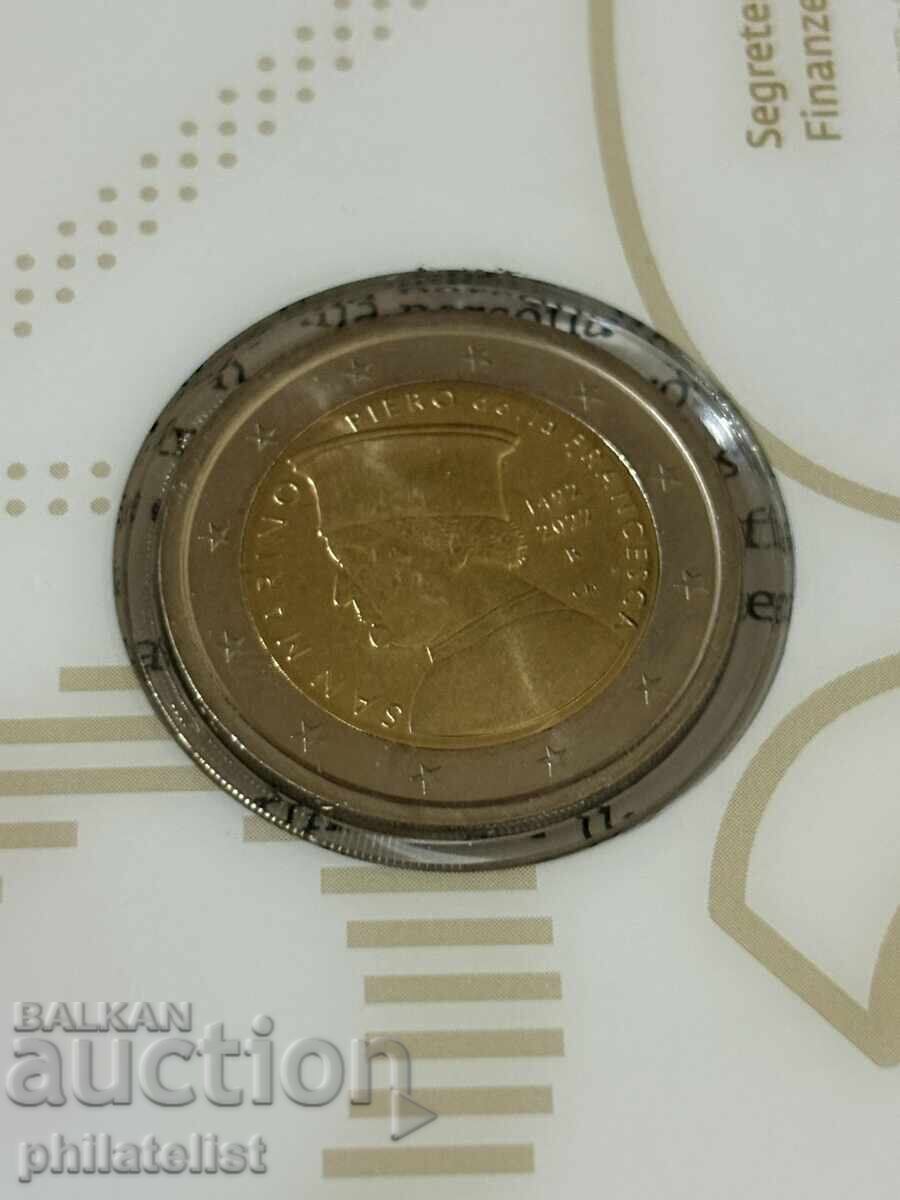 Сан Марино 2022 – 2 евро - Пиеро дела Франческа / Francesca - 6 Сан Марино 2022 – 2 евро - Пиеро дела Франческа / Francesca - 6