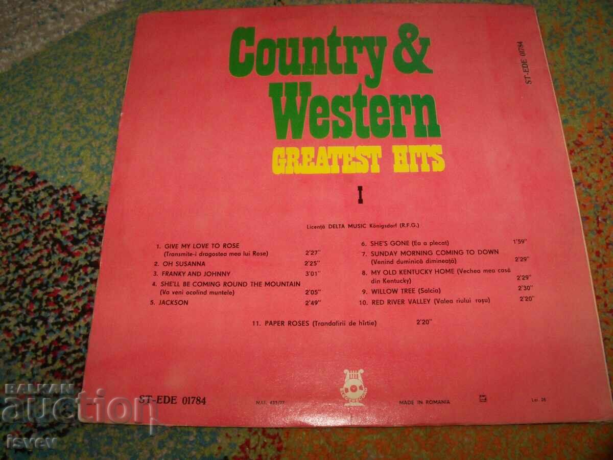 Country & Western Greatest Hits I with price 10.00 BGN | € 5.11