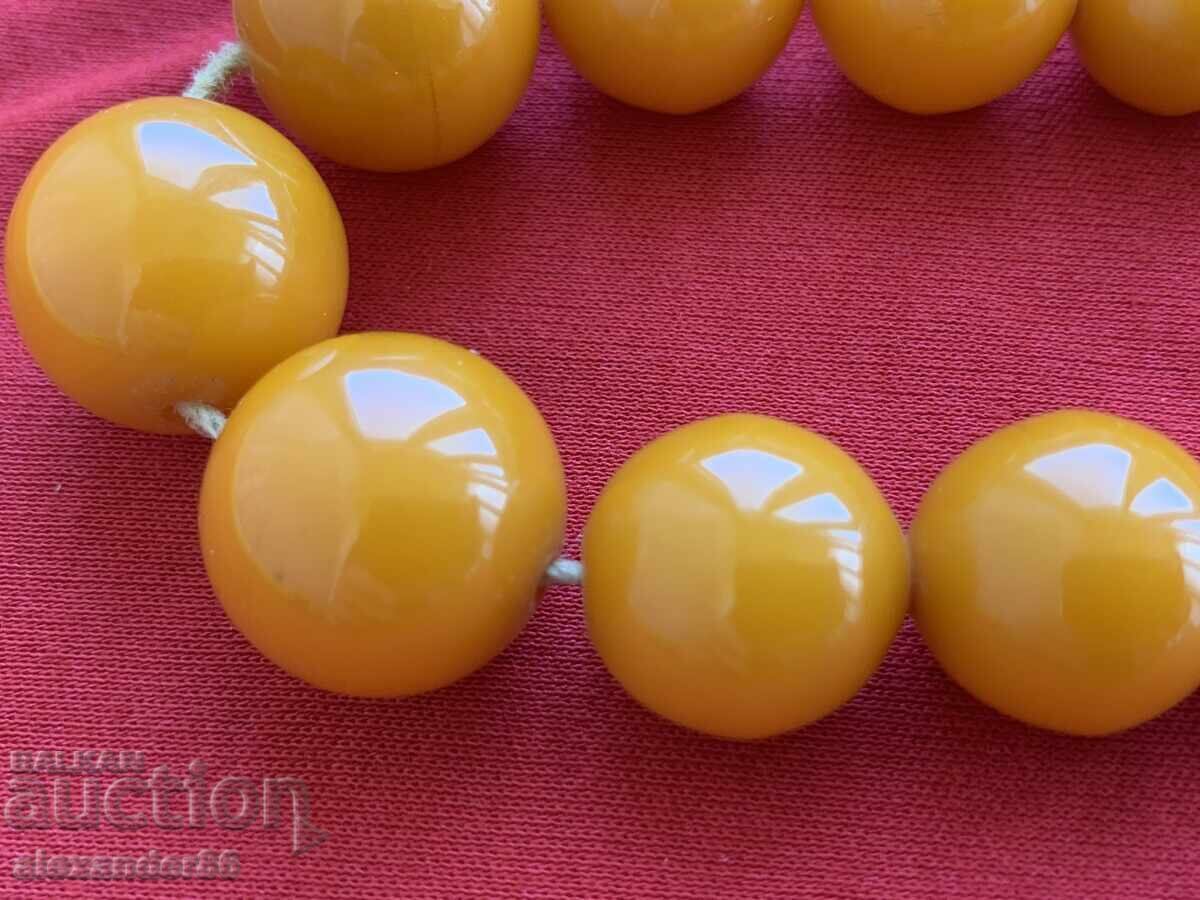 Old necklace, Catalin, Bakelite, amber? - 5