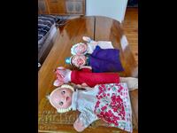 Păpuși vechi pentru teatru de păpuși