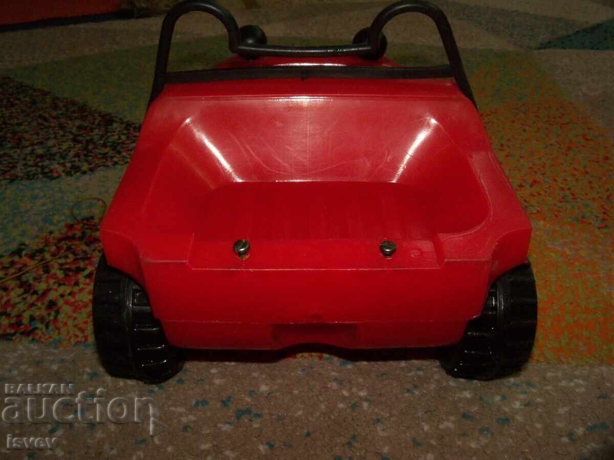 Голяма соц пластмасова кола играчка за дърпане - 5