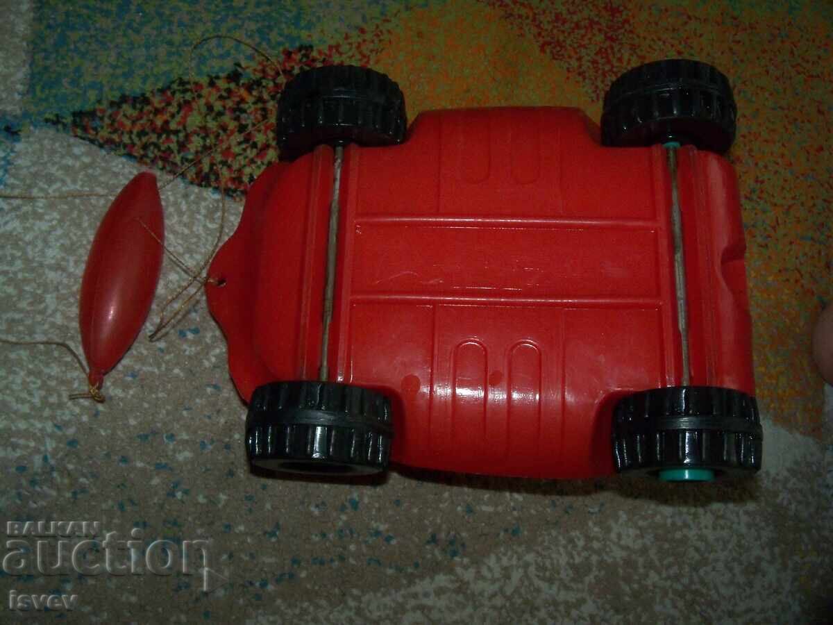 Голяма соц пластмасова кола играчка за дърпане - 7