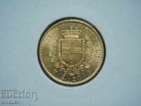 20 Lire 1862 Italy (20 лири Италия) - AU/Unc (злато)