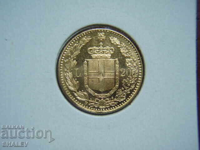 Auction  20 Lire 1883 Italy (20 lire Italy) /2/ - AU/Unc (gold)