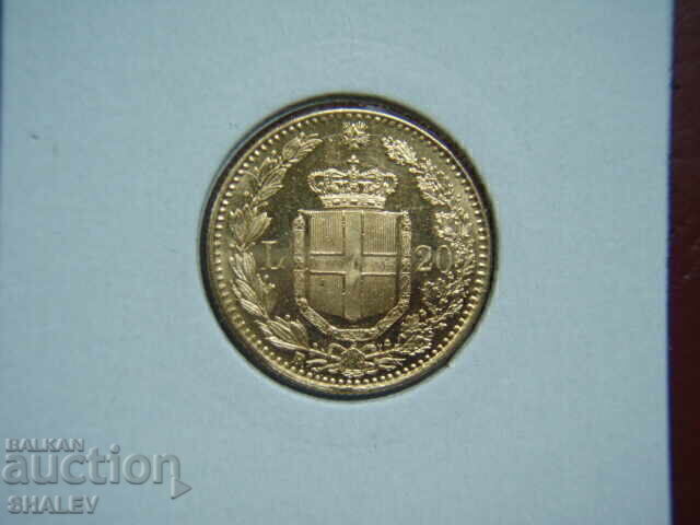 Livrarea 20 Lire 1883 Italia (20 liri Italia) /2/ - AU/Unc (aur)