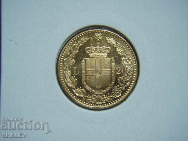 20 Lire 1883 Italy (20 lire Italy) /2/ - AU/Unc (gold)