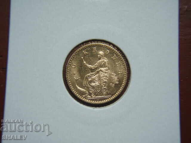 Auction  10 Kroner 1900 Denmark (10 Kroner Denmark) - AU/Unc (gold)