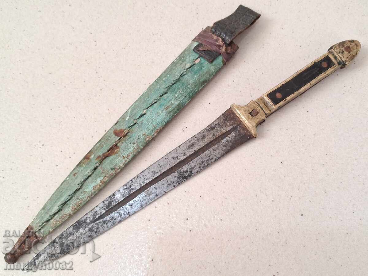 Габровска хайдушка кама с кания нож ОРИГИНАЛ с цена 289.00 лв. | € 147.76