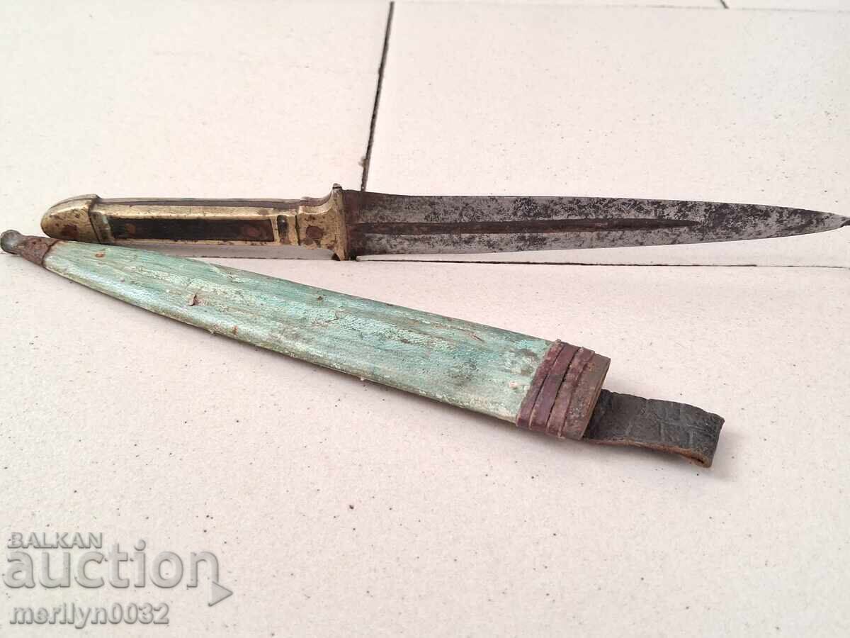 Габровска хайдушка кама с кания нож ОРИГИНАЛ - 5