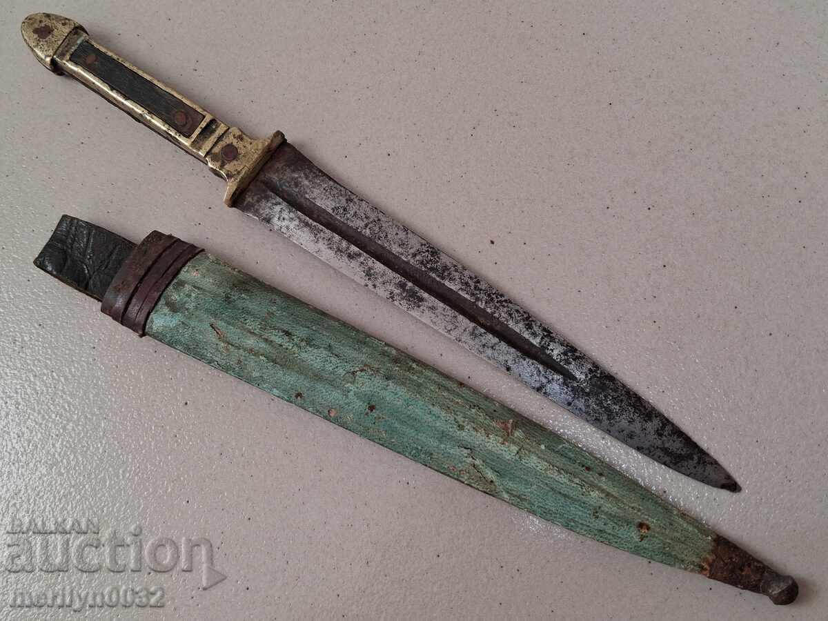 Габровска хайдушка кама с кания нож ОРИГИНАЛ - 7