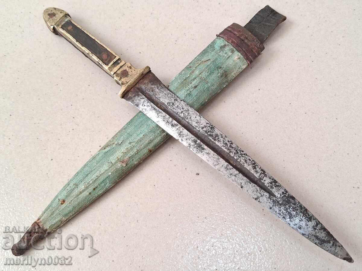 Габровска хайдушка кама с кания нож ОРИГИНАЛ