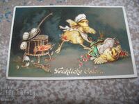 Veche felicitare de Paște austriacă din 1912