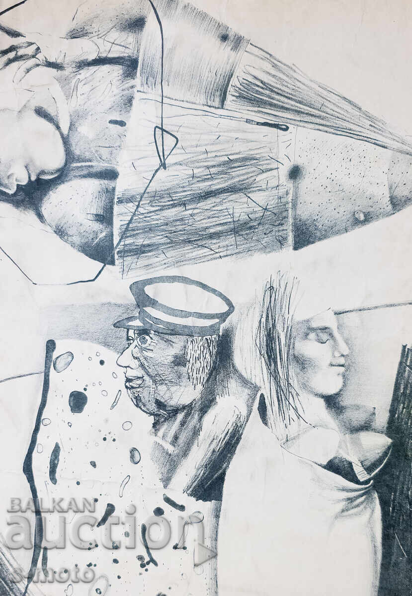 Παράδοση Γραφικά, λιθογραφία, αφαίρεση, παραστατική σύνθεση