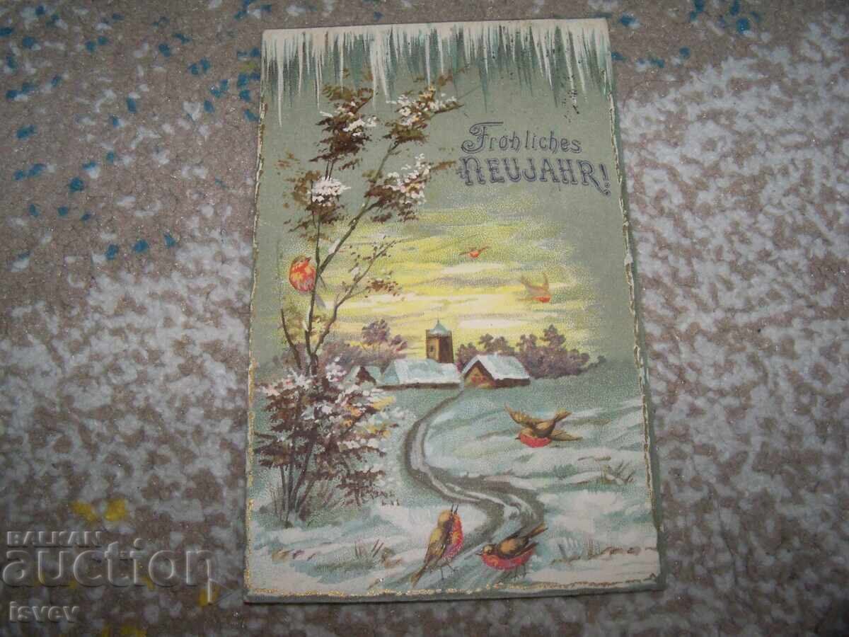 Licitație Veche felicitare de Anul Nou austriacă