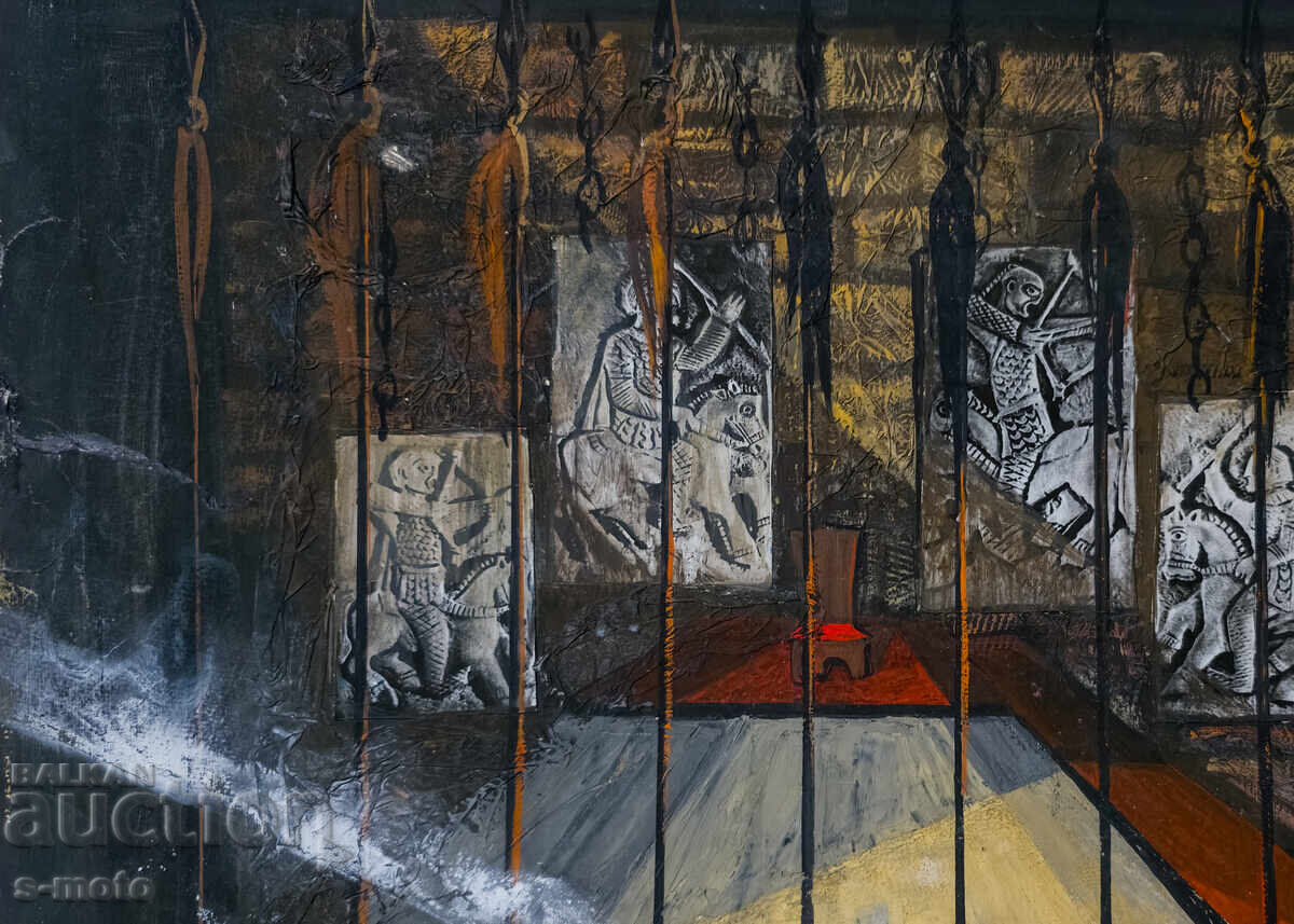 Доставка на Картина гваш сценография интериор Доставка на Картина гваш сценография интериор